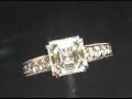 1.45 Asscher Diamond in Platinum Micro setting 1.45 Asscher Diamond in Platinum Micro setting