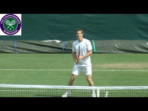 Murray - Britain's Andy Murray and former Wimbledon champions, Maria Sharapova and Novak Djokovic, were just some of the players in action on Tuesday on the Aorangi p...