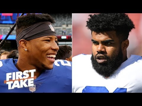 Video: Saquon Barkley is a better RB than Ezekiel Elliott - Max Kellerman | First Take