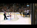 Milan Lucic drills Ryan Miller 11/12/11