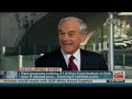 Ron Paul with Wolf Blitzer, <em>October 17, 2011</em>