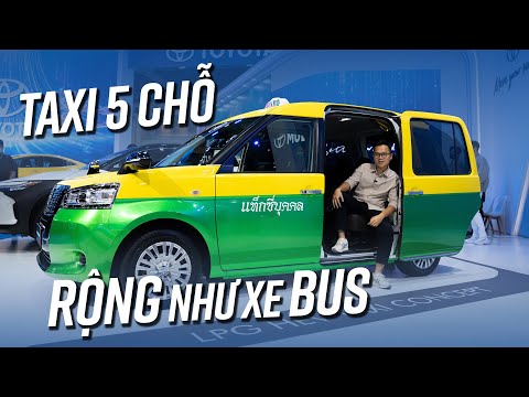 Taxi 5 chỗ mà làm như xe bus - Toyota Concept Taxi nhìn hơi bị hay anh em ơi