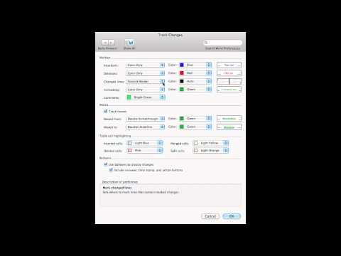 how to turn track changes off