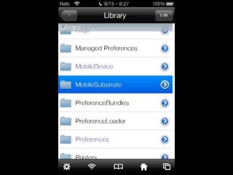 how to locate cydia apps in ifile