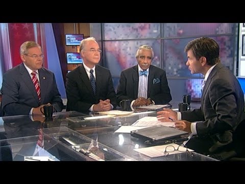 politics - Sen. Rob Portman, Sen. Bob Menendez, Rep. Tom Price, and Rep. Charles Rangel.