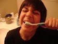 Just brushing my teeth! Just brushing my teeth!