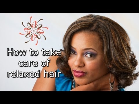 how to care relaxed hair