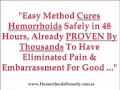 H. Miracle - Hemorrhoids Remedy