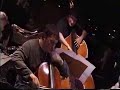 jazz - concert au duc des lombards - ivan landrieu:r�alisation ; jacques mahieux:batterie ; vincent courtois:violoncelle ; renaud garcia-fons:contrebasse ; steve swallow:basse