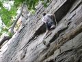 Dave Byars climbing Dave Byars climbing