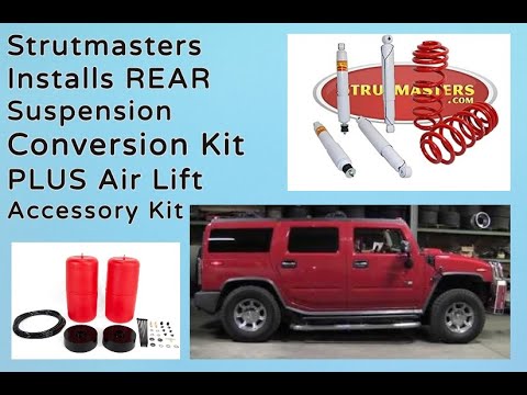 2004 Hummer H2 With A Strutmasters Air Suspension Conversion (Total Install Video)