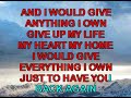 Bread - Everything I own (karaoke)
