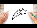 The Best 25 How To Draw A Shooting Star Easy
