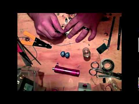 Ecig Mods - how to build a flashlight e cig mod. parts lower, but first, Free e cig trials are a scam, they rip you off! cartos are 1$ and juice is less then a 1$ a mill...