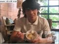 Joe Jonas eating Pinkberry