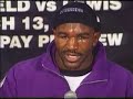 Holyfield interview Holyfield interview