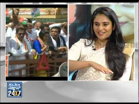 Divya Spandana _ Ramya - Election 2014 (ಎಲೆಕ್ಷನ್ 2014) Seg _ 1 - Suvarna News