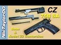 CZ 75B SA (Single Action Only) 9mm & Kadet Conversion REVIEW