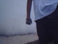 White car burnout