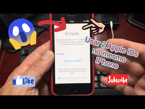 COMO TER DOIS APPLE IDs NO MESMO IPHONE -ICLOUD E APPLE STORE