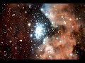 Explanation: A mere 20,000 light-years from the Sun lies NGC 3603, a resident of the nearby Carina spiral arm of our Milky Way Galaxy. NGC 3603 is well known to astronomers as one of the Milky Way's largest star-forming regions. The central open star cluster contains thousands of stars more massive than our Sun, stars that likely formed only one or two million years ago in a single burst of star formation. In fact, nearby NGC 3603 is thought to contain a convenient example of the massive star clusters that populate much more distant starburst galaxies. Surrounding the cluster are natal clouds of glowing interstellar gas and obscuring dust, sculpted by energetic stellar radiation and winds. Recorded by the Hubble's Advanced Camera for Surveys, the image spans about 17 light-years.Hubble Images, Stars, Star Clusters, NebulaeESA/Hubble (M. Kornmesser & L. L. Christensen)