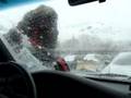 scraping snow