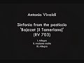 Antonio Vivaldi: Sinfonia from the pasticcio 'Bajazet [Il Tamerlano]' (RV 703)