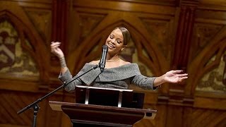 Rihanna named Harvard University's Humanitarian of the Year