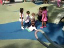 Tenan playing with the girls