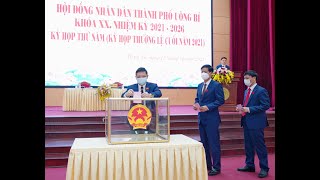 Kỳ họp thứ V, HĐND thành phố Uông Bí khoá XX, nhiệm kỳ 2021 – 2026: Hoàn thành nội dung, chương trình đề ra