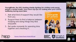 Exams, Wellbeing and Revision Tips- Recording