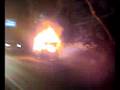 Burning Maruti 800