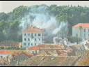war in yugoslavija- croatia(ustasa) -serbia war(cetnik) scenes dubrovnik.avi