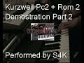 Kurzweil Pc2+Rom2 demostration part 2, Jordan Rudess by S4K
