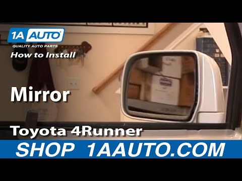 How To Install Replace Side Rear View Mirror Toyota 4Runner 96-02 1AAuto.com