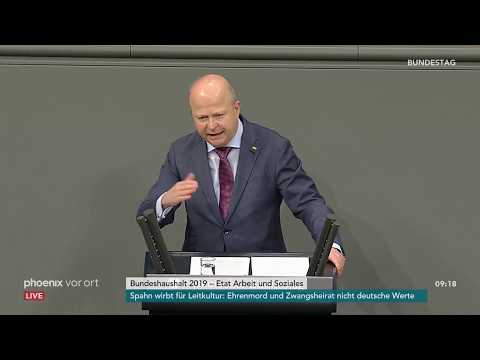 Haushaltswoche im Bundestag: Etat fr das Ministerium Arbeit und Soziales vom 22.11.2018