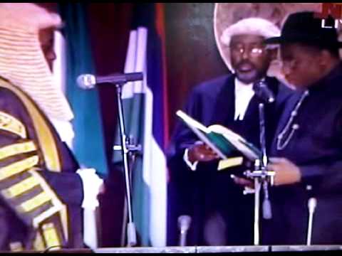 0 Goodluck Ebele Jonathan sworn in as 14th President of Nigeria