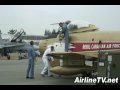 Hawk One Canadair Sabre jet visits Abbotsford Airshow 2009 filmed by AirlineTV.net