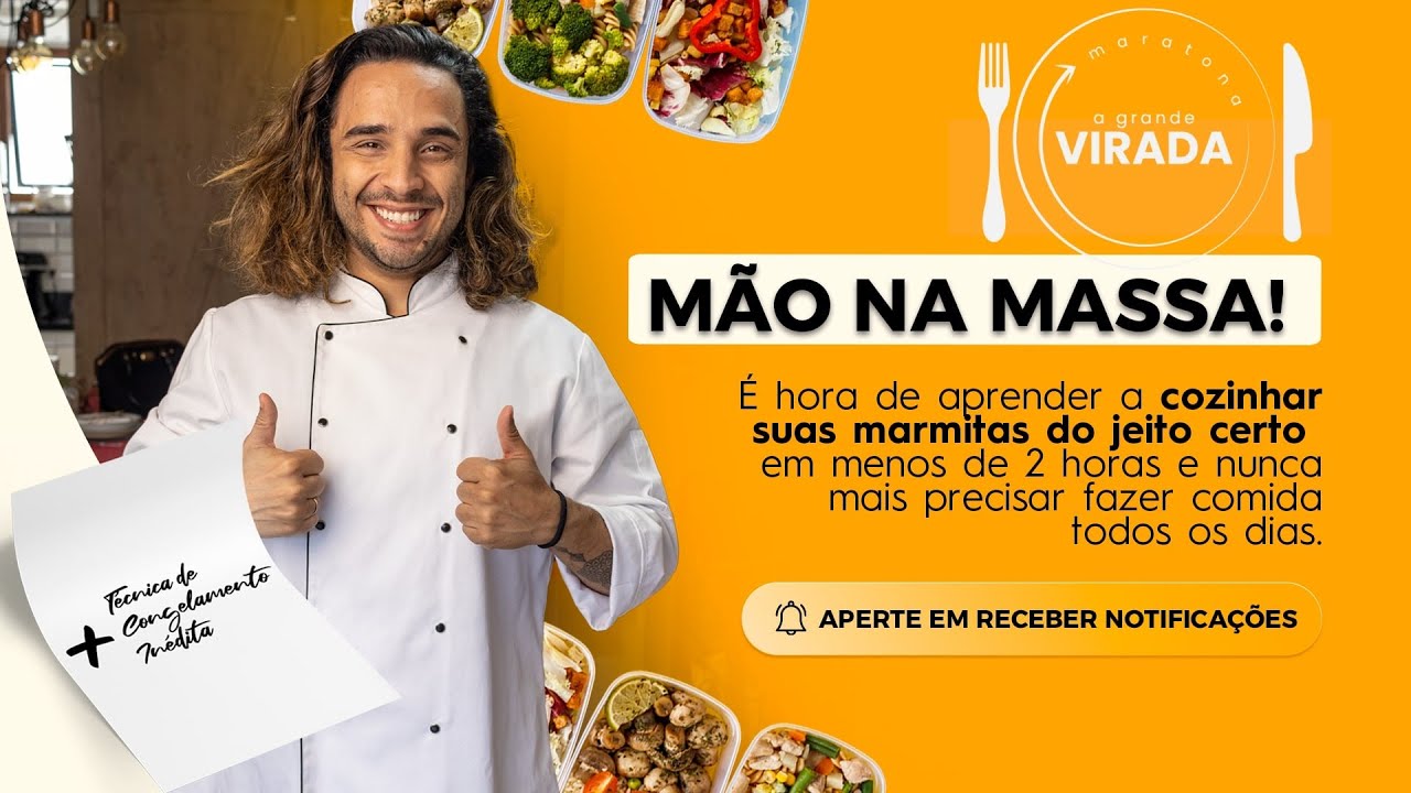 AULA 2 | Cozinhe comigo as suas marmitas saudáveis com sabor e textura de comida fresca