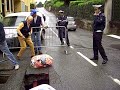 Pagnano, crollo della carreggiata in Via Cappelletta