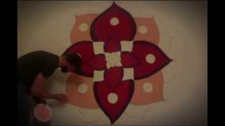 Wall painting! Flower! Time-lapse! Scallywhack!