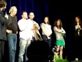 la conf�rence de pr�sentations du film de bruno merle avec et en pr�sence de michael youn, patrick chesnais et elodie bouchez. h�ros au festival de cannes