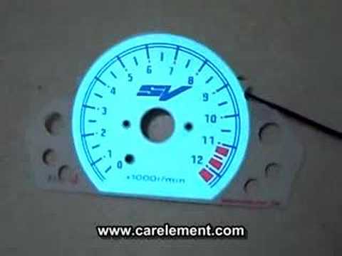 how to make el gauges
