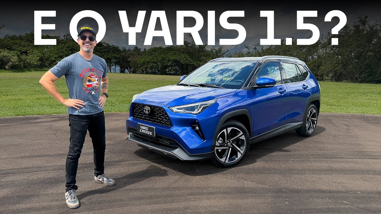 E o Yaris Cross A COMBUSTÃO? Acelerei a motorização MAIS BARATA do novo SUV compacto da Toyota