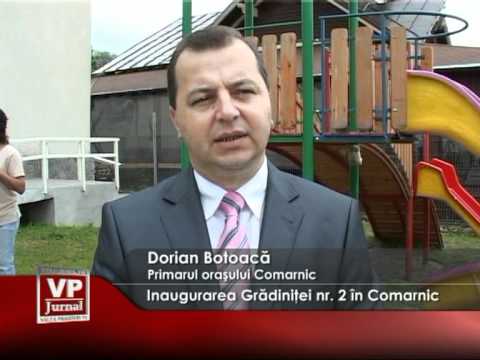 Inaugurarea Grădiniţei nr. 2 în Comarnic