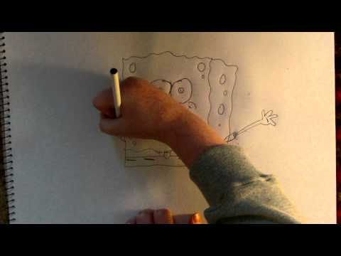 how to draw spongebob step by step