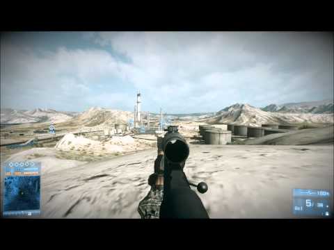 how to measure bullet drop in bf3
