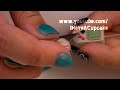 ❤www.cupcakenailart.com❤ I mixed a lot of colors for this one so here is a list Light grey body was made by mixing equal amounts of Sculpey 