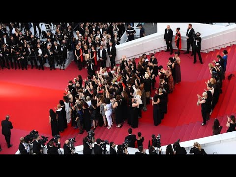 82 Frauen protestieren auf dem Filmfestival Cannes