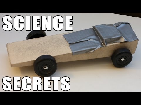 how to attach wheels to pinewood derby car